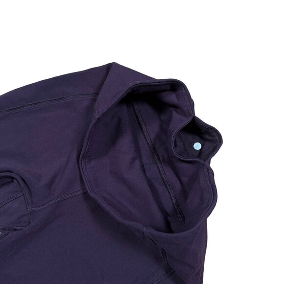 Lululemon Deep Breath Sz 4 Black Cherry Capri Crop Leggings 9.5'' Rise - Picture 4 of 7